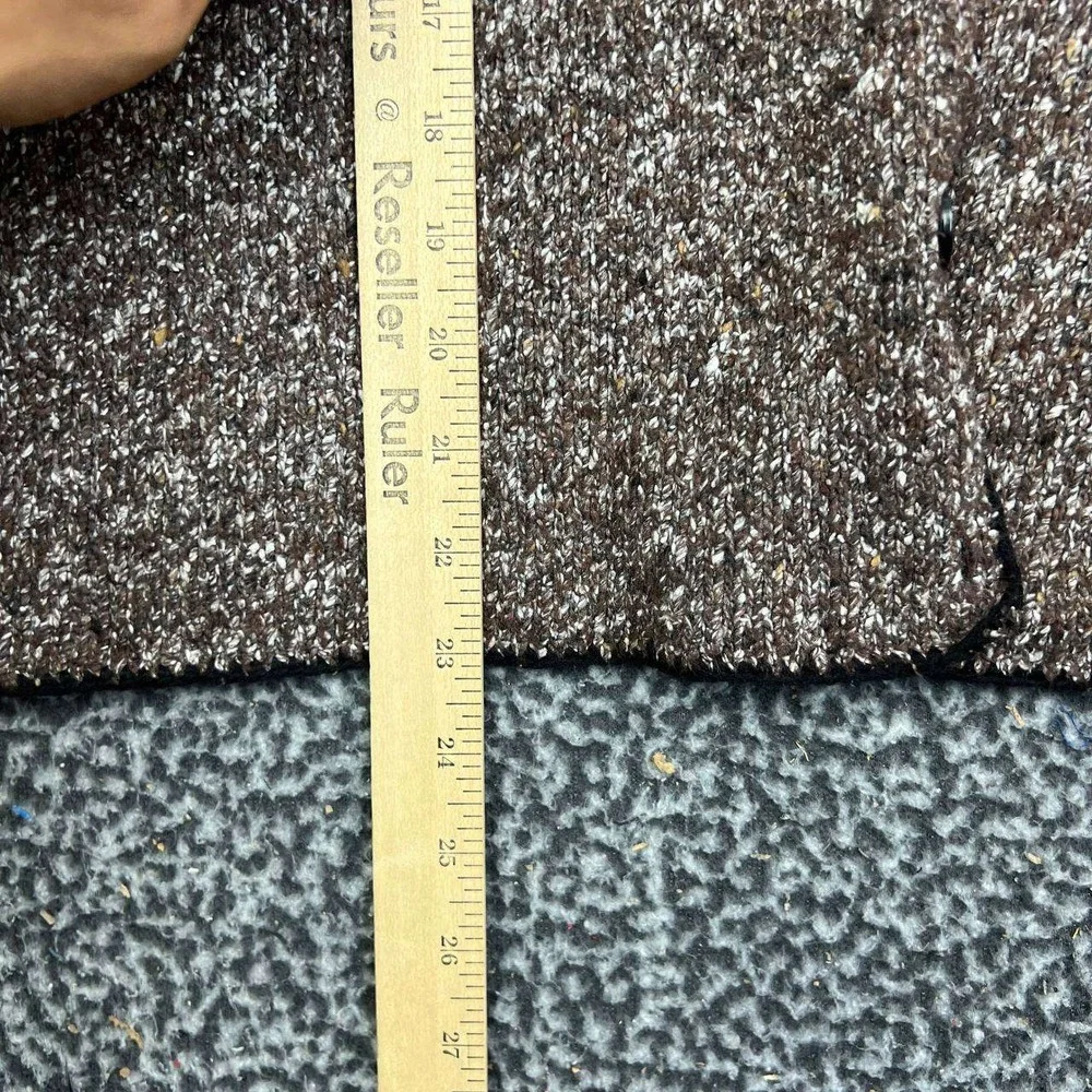 Cherokee Cardigan Sweater Women Small Brown Knit Button Front Long Sleeve S